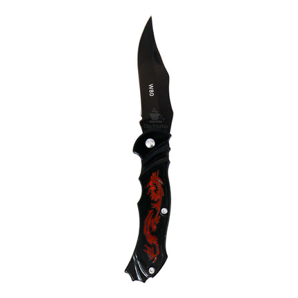 Canivete com Uma Lâmina Black and Red